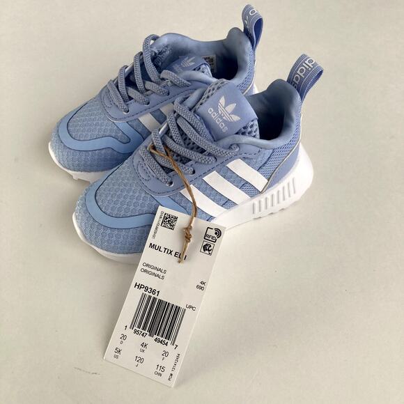 Adidas Originals NEW Multix Shoes - Blue Dawn Cloud White - 5 - Picture 3 of 6